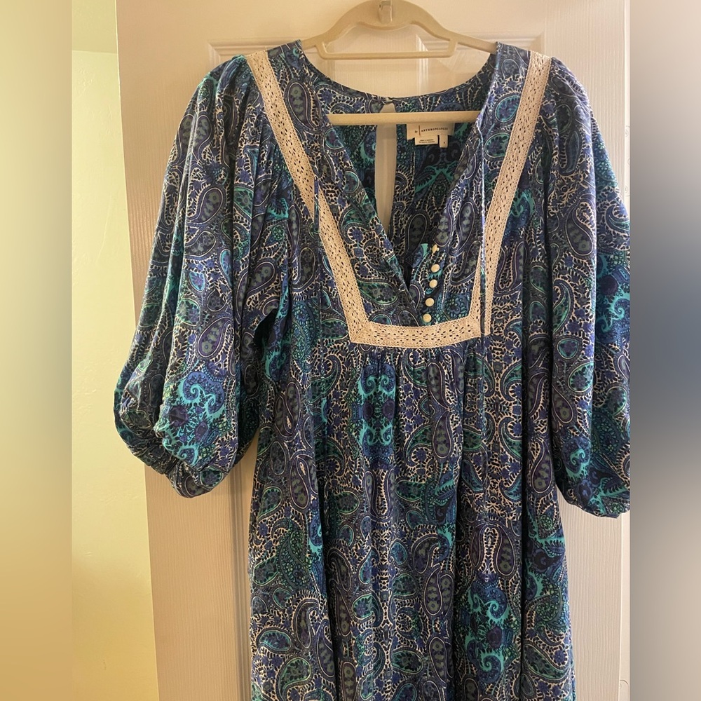 Anthropologie Paisley Romper